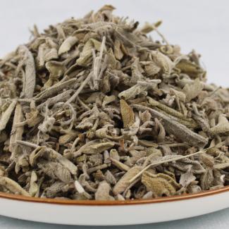 Western spices dried sage leaves 